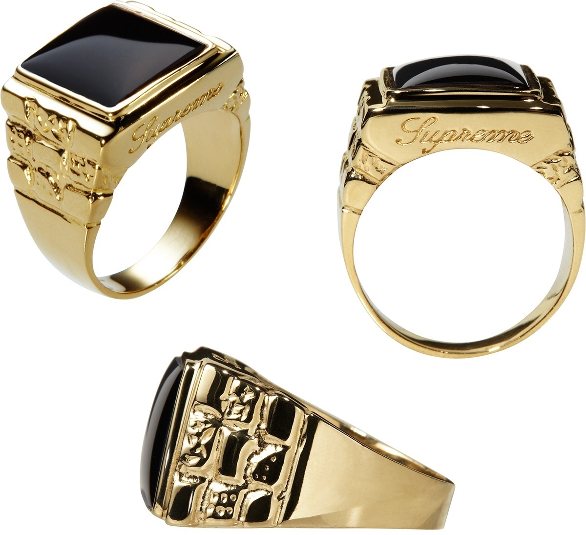 Onyx Pinky Ring